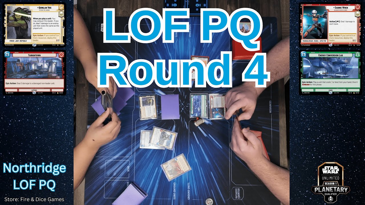 Quinlan Tarkintown vs Sabine ECL | Swiss Rd 4 | Northridge PQ | Star Wars Unlimited