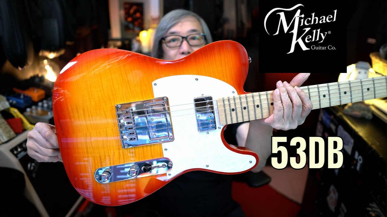 What a tasty guitar!! The Michael Kelly 53DB