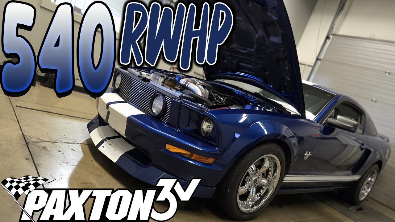 2009 Mustang (540 RWHP DYNO) Brenspeed Paxton Throwback Supercharger Headers Cams Intake 10 PSI 3V
