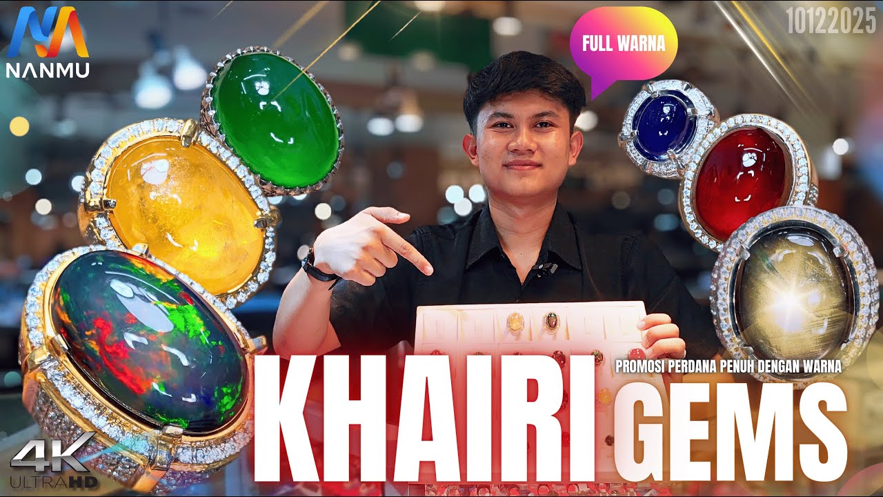 PROMOSI PERDANA PENUH DENGAN WARNA‼️KUALITAS PERMATA NYA APIK WARNA NYA JUGA MENARIK | KHAIRI GEMS