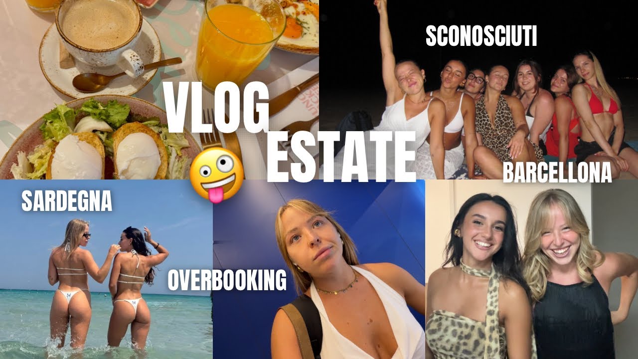 SPAGNA CON SCONOSCIUTI E OVERBOOKING IN SARDEGNA - vlog vacanze folli