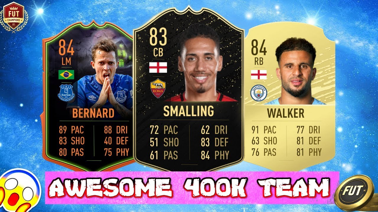 BEST 400K TEAM FIFA 20 w/ IF SMALLDINI | FUT RIVALS GAMEPLAY | FIFA 20 400K SQUAD BUILDER