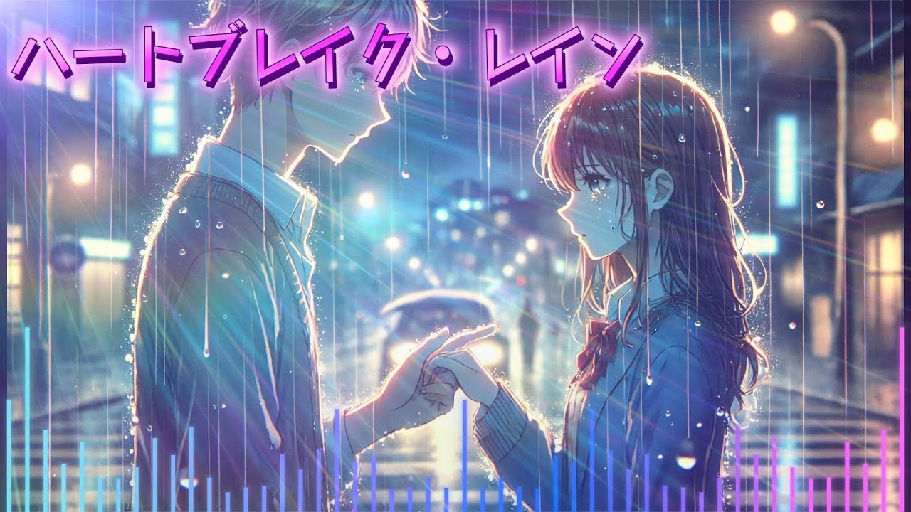 【AI J-POP Style Music/80s J-POP Single】♬ハートブレイク・レイン♬ 【AI Music Video】#80s #J-POP #jpop