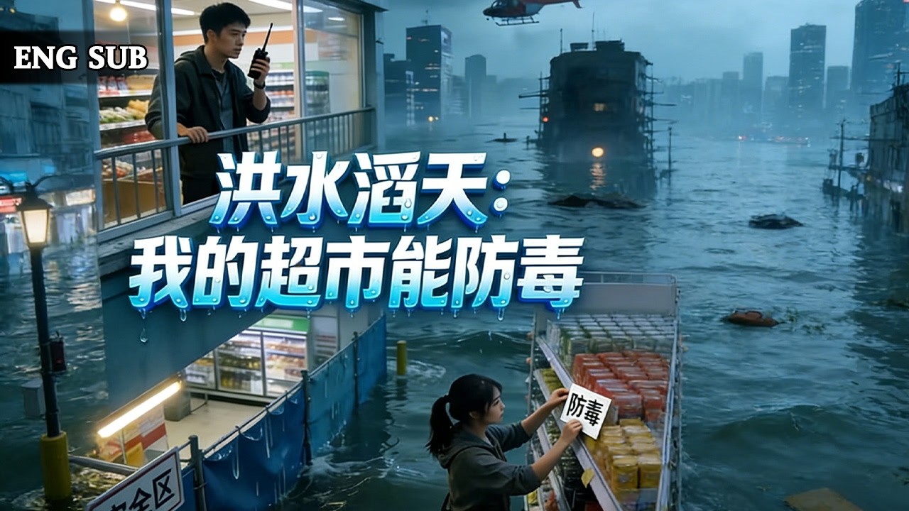 【全網熱劇】暴雨末世前4天重生，她觉醒时间静止空间疯狂囤货。！#嘎嘎乐#热血#末世重生#高温末世#漫剧