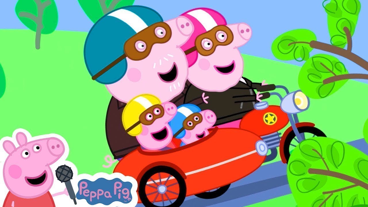Peppa Rides Different Vehicles! | More Nursery Rhymes & Kids Songs