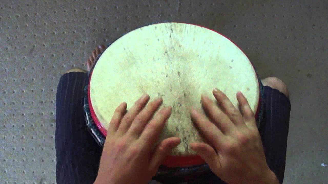 How to play Djagbe Rhythm Culture Drum Class 1