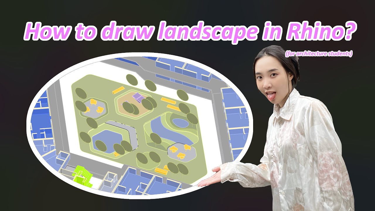 How to draw landscape in rhino