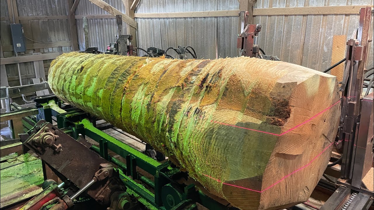Saw-Milling a 26” Black Oak into 6/4!! #21