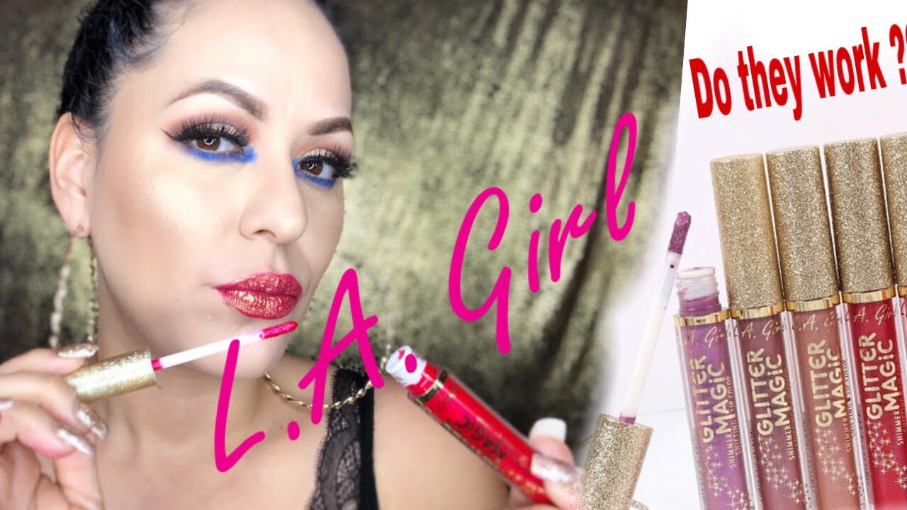 L.A Girl Glitter magic shifting lip colors ( do they truly work ??? / Zacatecasbaby