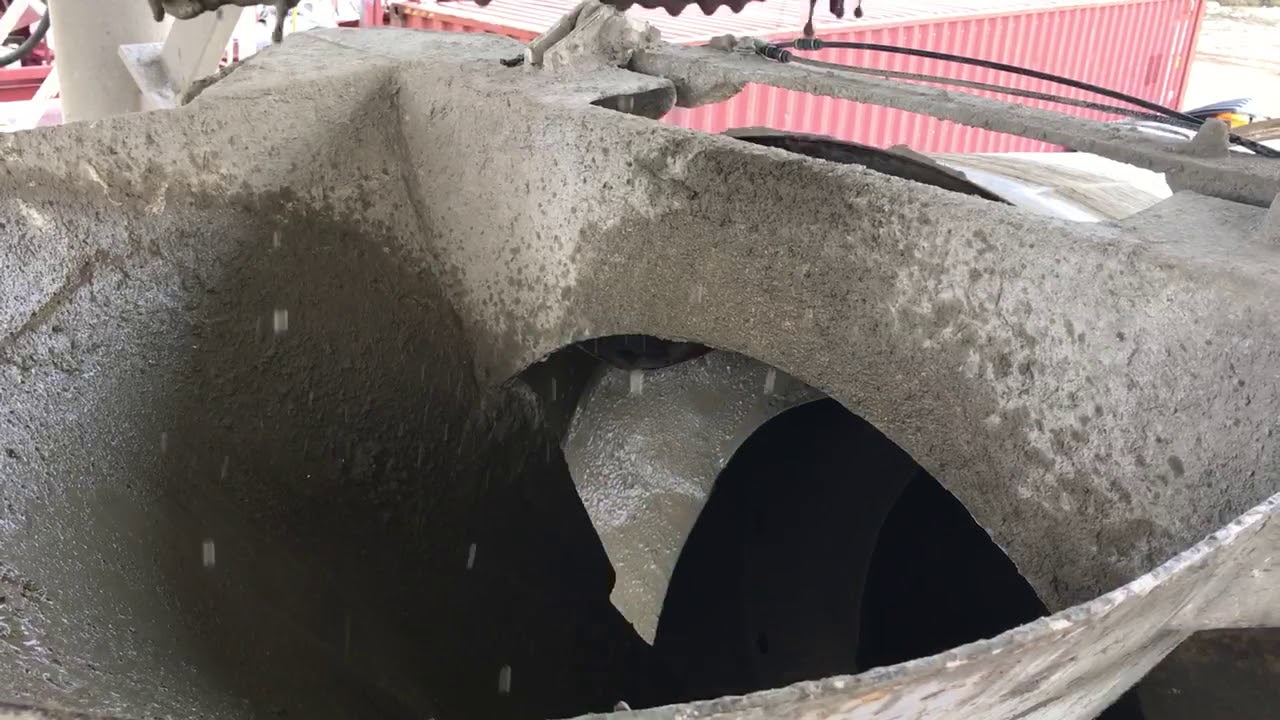 Loading Concrete at wet batch plant