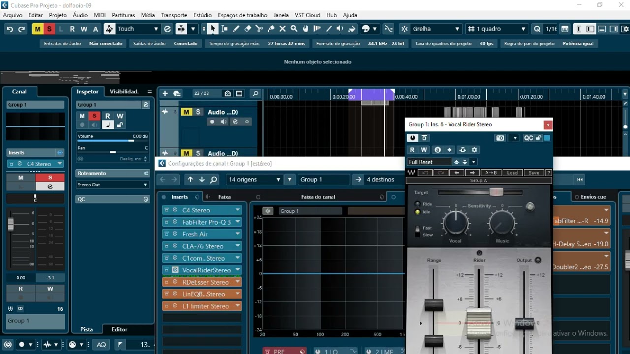 Como mixar um Trap Viber do estilo T-Rax no Cubase 5 & cubase 13  ou qualquer programa de Captação
