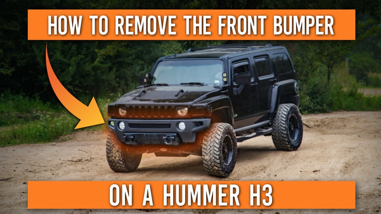 How To Remove The Front Bumper On A Hummer H3