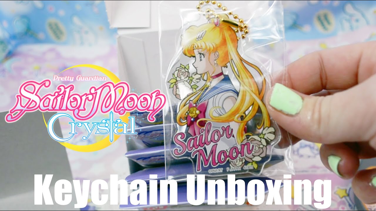 Sailor Moon Crystal Pretty Sailor Scouts Keychains Unboxing