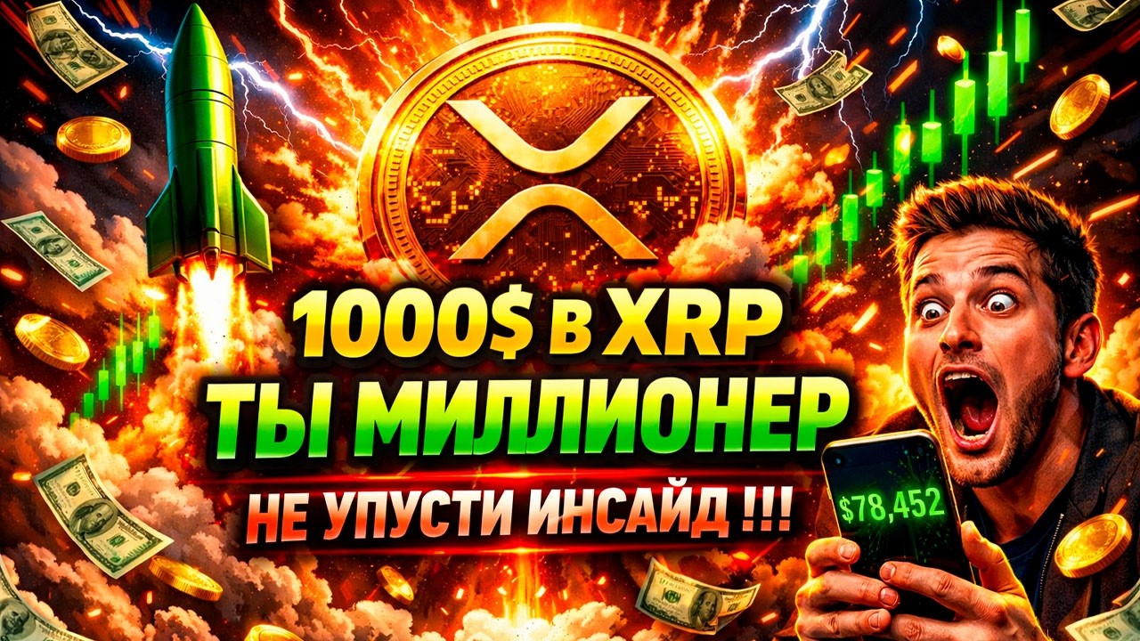 🚨 $1000 В XRP = МИЛЛИОН?! ИНСАЙД, КОТОРЫЙ СКРЫВАЛИ — ГОТОВЫ К ВЗРЫВУ ЦЕНЫ? 💰🔥