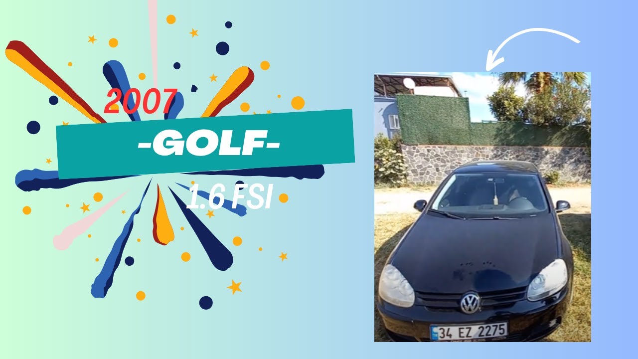 GOLF(GOAL) 2007/1.6 FSI 6 İLERİ MANUEL İNCELEME