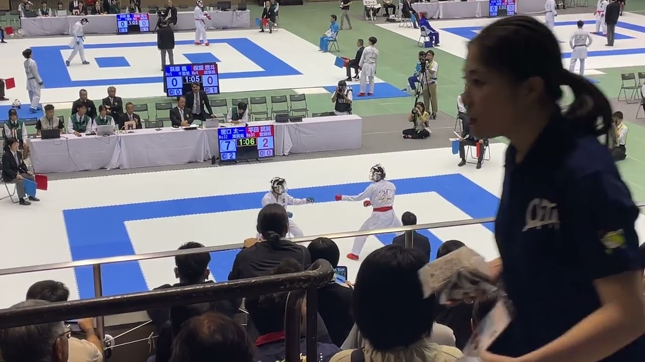 My first time watching a Karate Match in Japan