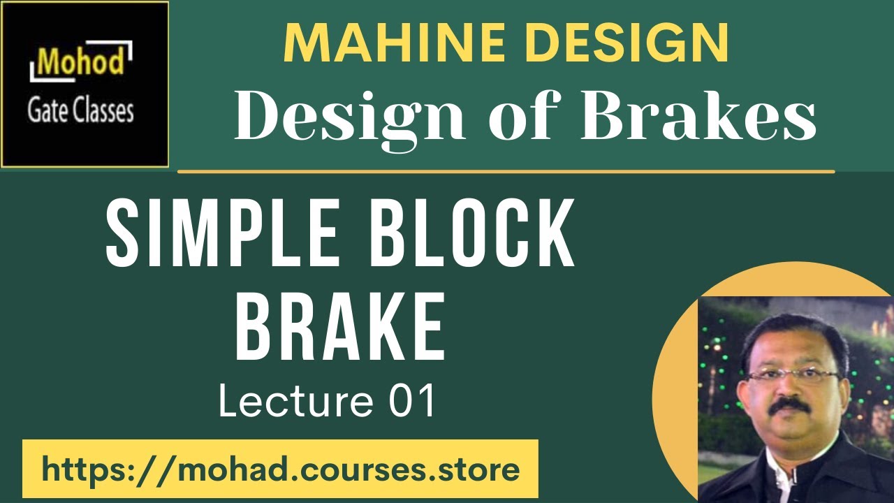 Design of Brakes Simple Block Brake