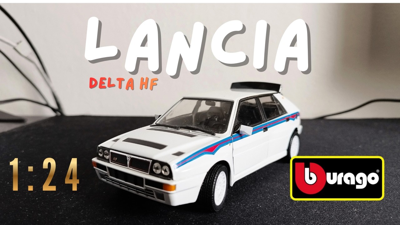 REVIEW LANCIA DELTA HF INTEGRALE BURAGO 1:24 DIECAST
