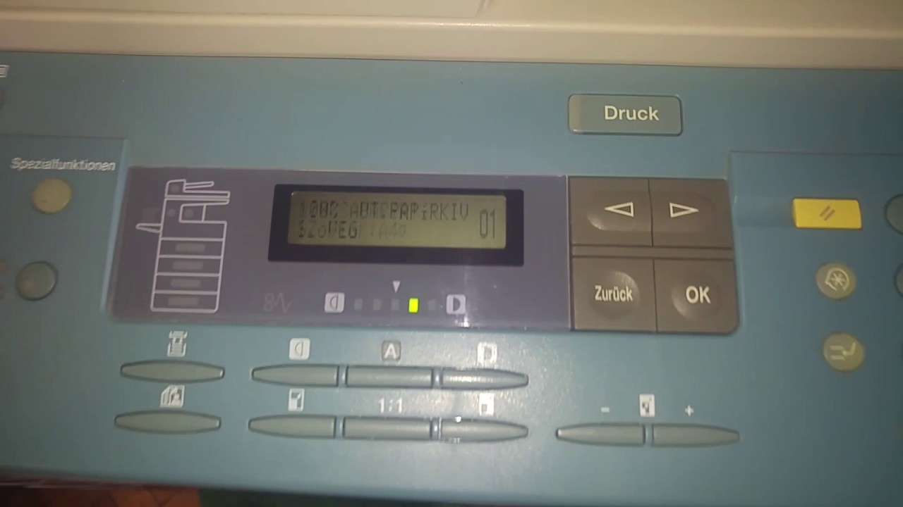 Canon IR 1600 error reset