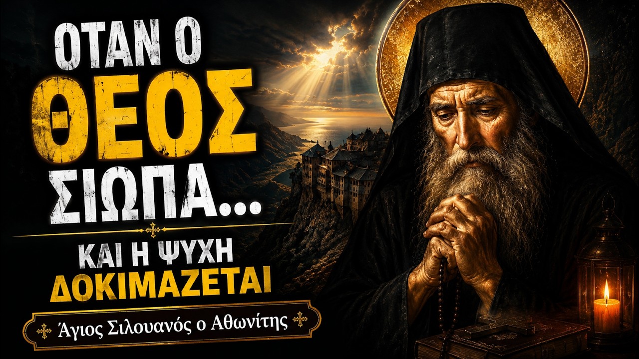 Όταν ο Θεός σιωπά… και η ψυχή δοκιμάζεται | Άγιος Σιλουανός ο Αθωνίτης