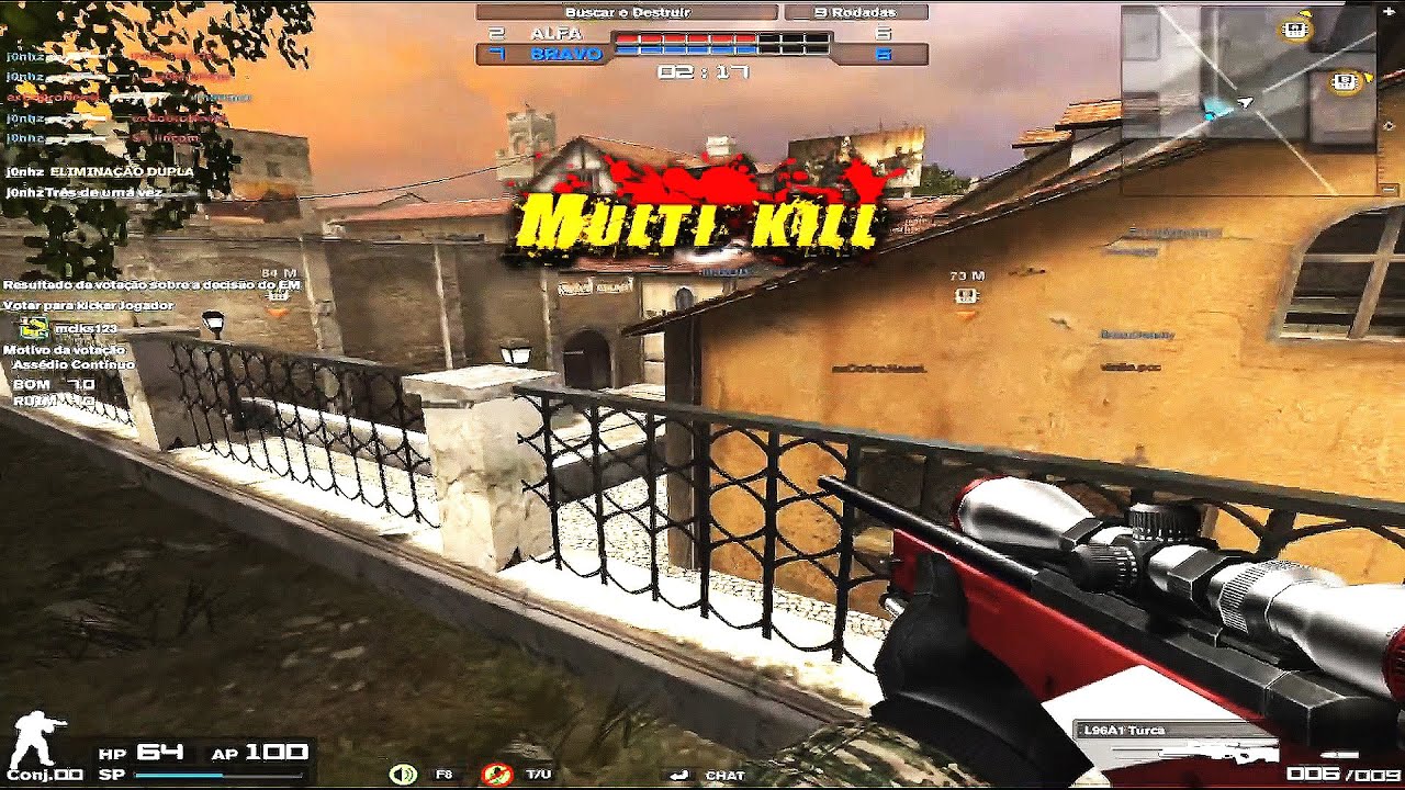 COMBAT ARMS - JOGANDO BUSCAR & DESTRUIR NA PIAZZA QUE PARTIDA!