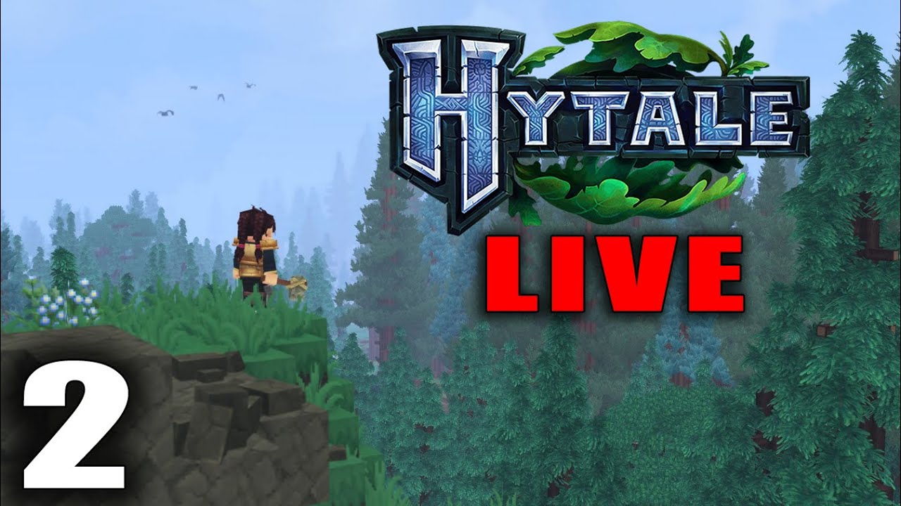 🌳Hytale #2 ( még ebbe az élő adásba felfedezünk! ) LIVE🔴