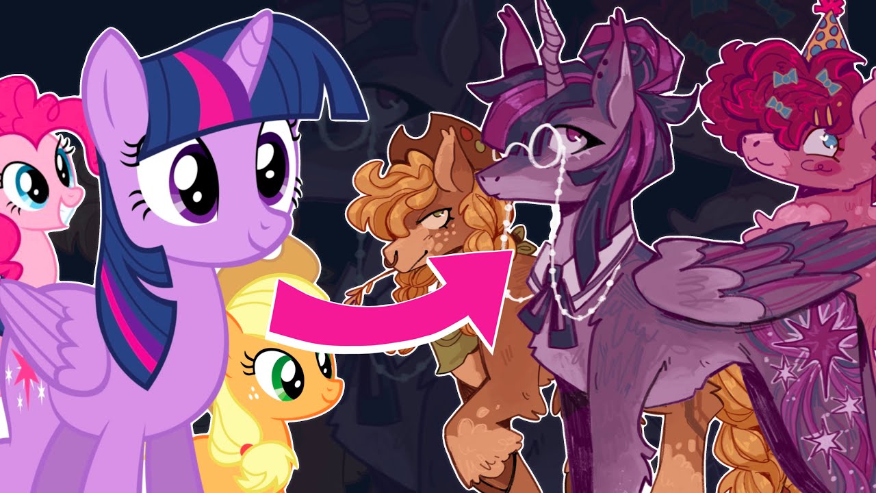 FLAVORBLASTING THE MLP DESIGNS (speedpaint + commentary)