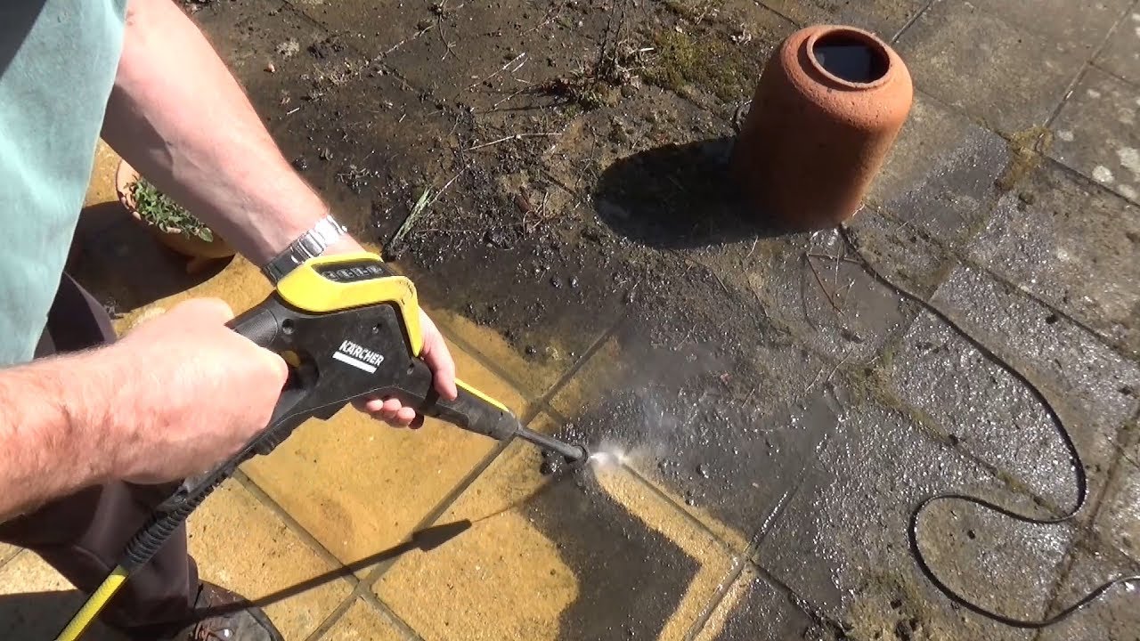 Karcher K4 Tackles Extremely Dirty Patio - Follow up Review