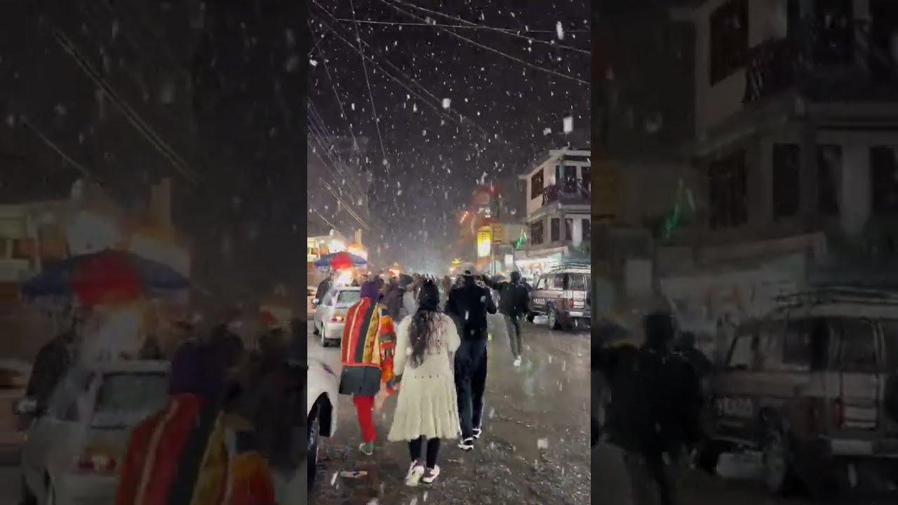 Kalam swat snow fall today 01 december 2025 #snow #snowfall #kalam #mountains #swat #naran #winter