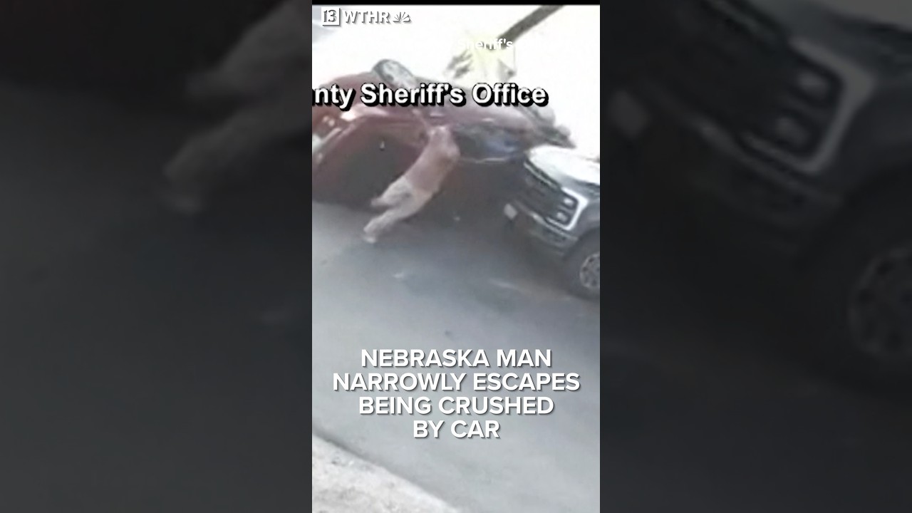 Nebraska man narrowly escaped being crushed by out of control driver