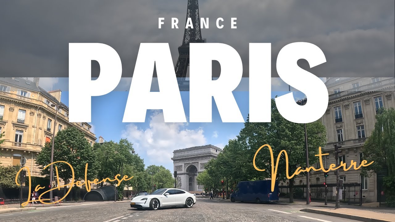 Explore PARIS and suburbs | CHARMING | Driving 4K