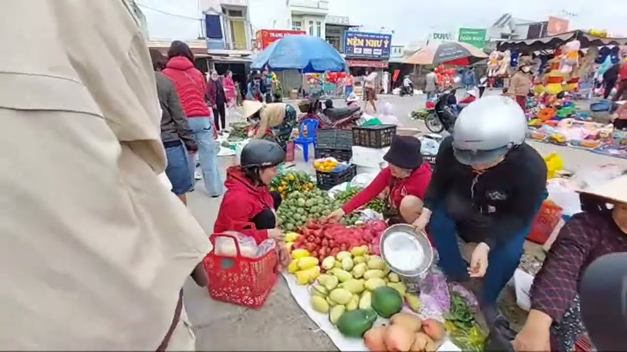 Chợ Gò Tuy Phước -Bình Định Mùng 1 Tháng Giêng