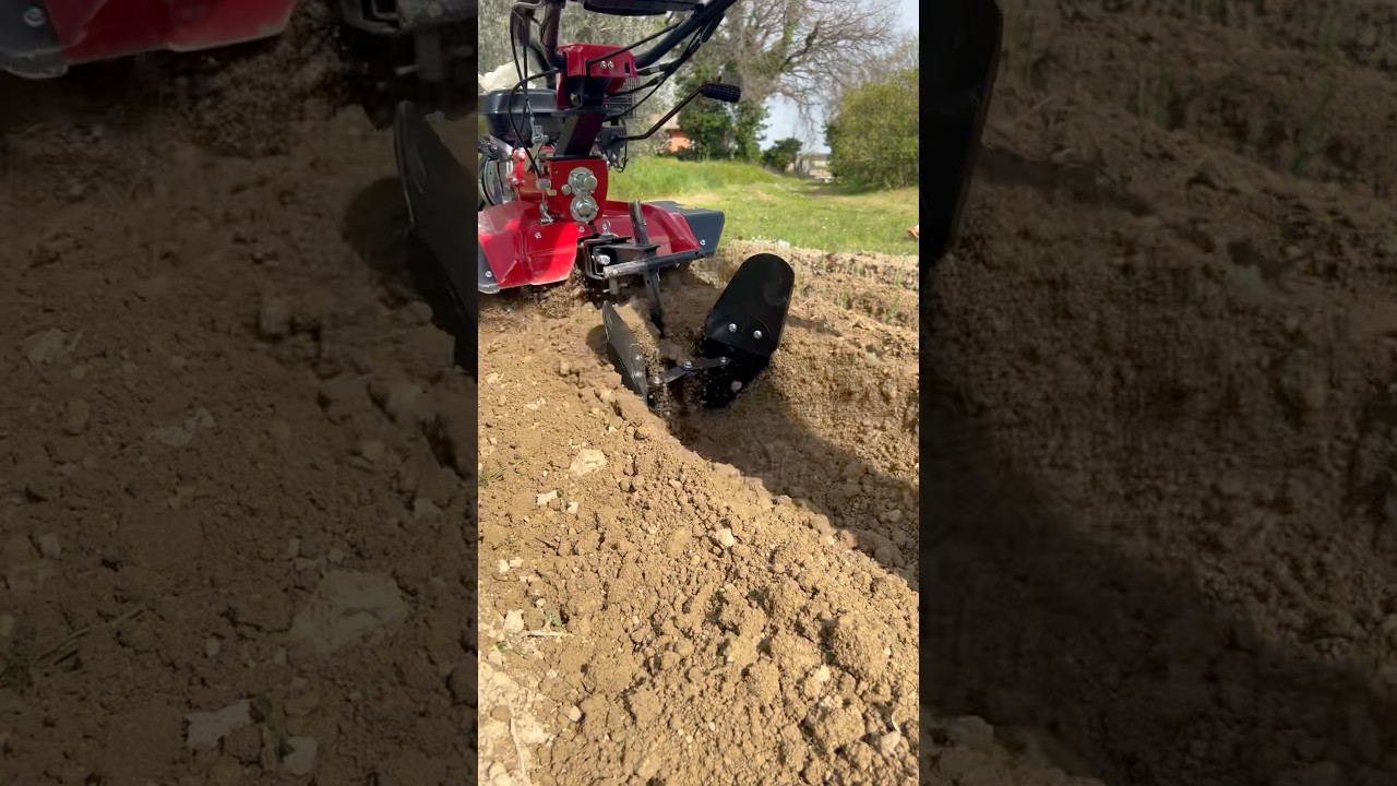 New Zanetti Motor Hoe with Furrower #motor #agriculture #tractor #agricoltura #nature #gardening