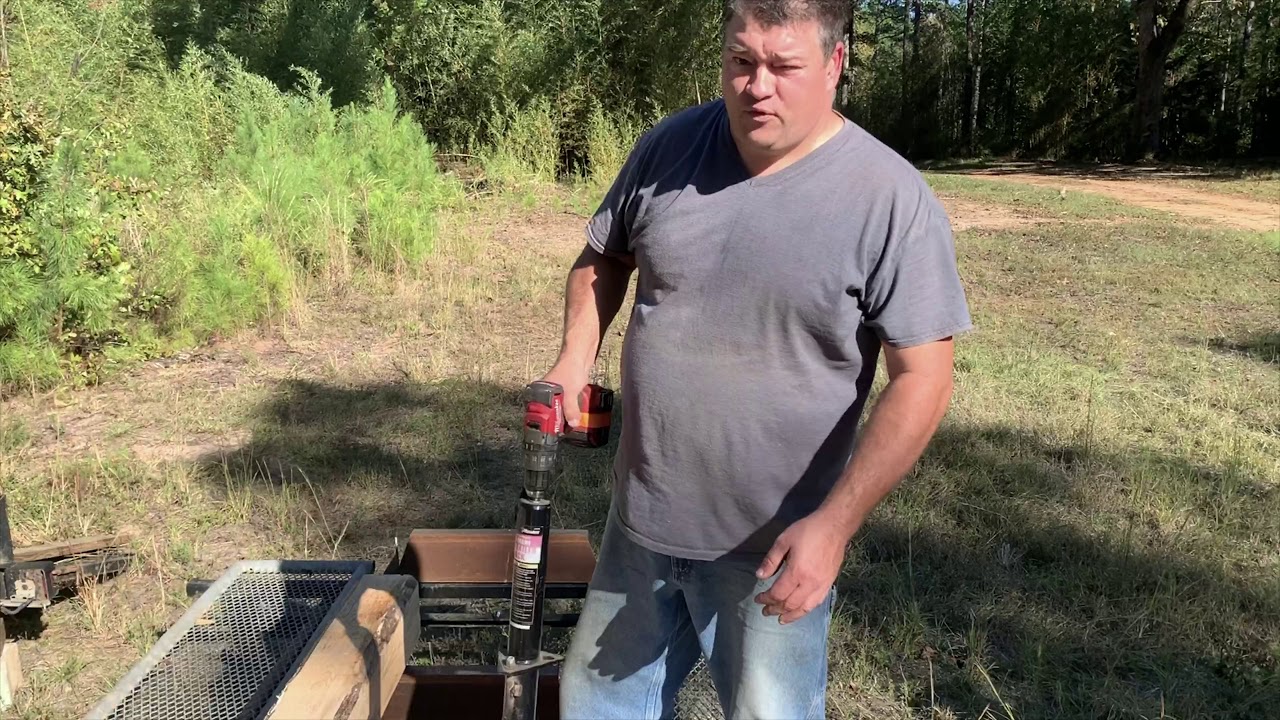 Harbor Freight Sawmill Log Turner Update with new log clamp ideal!