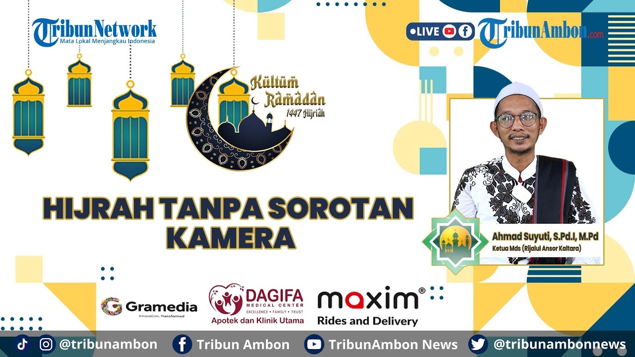 Mutiara Ramadan Berasama Ahmad Suyuti, S.Pd.I, M.Pd dengan tema Kultum 