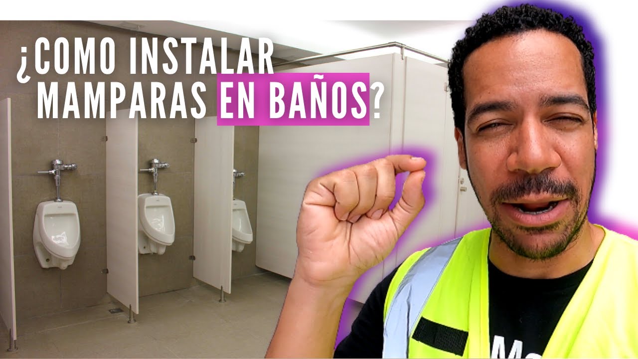 ✔Pasos para INSTALAR 👉divisiones en fenólico👈 para BAÑOS PUBLICOS