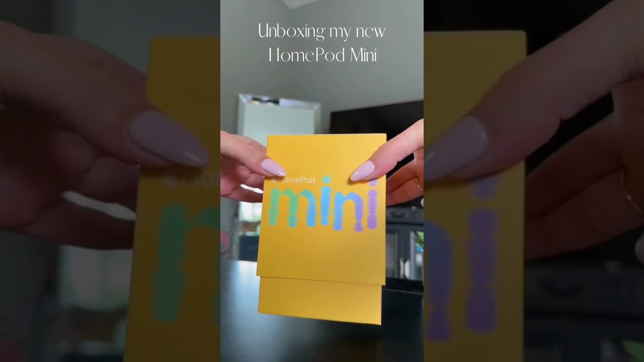 Unboxing My New Yellow HomePod Mini