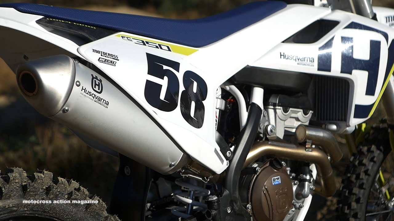 Первая поездка на Husqvarna FC350 2018 года — журнал Motocross Action