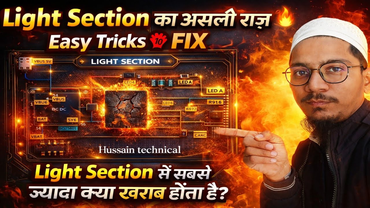 Mobile Light ka Asli Raaz 🔥| Easy Tricks 💯 FIX | Light section में सबसे ज्यादा किया खराब होता है 