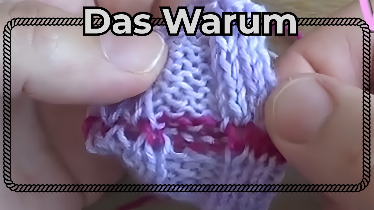 Schlickergarne Tutorial - Maschenstich recht und links