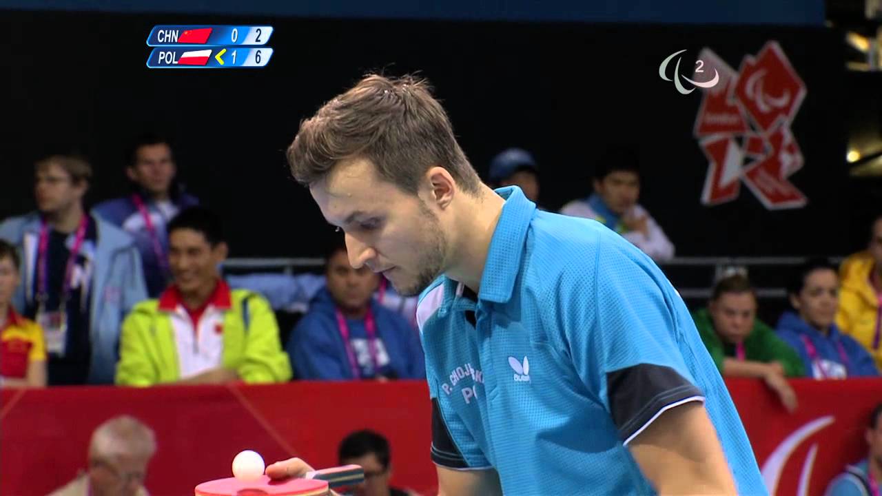 Table Tennis - CHN vs POL - Men's Singles - Class 10 Gold Medal Match - London 2012 Paralympic Games