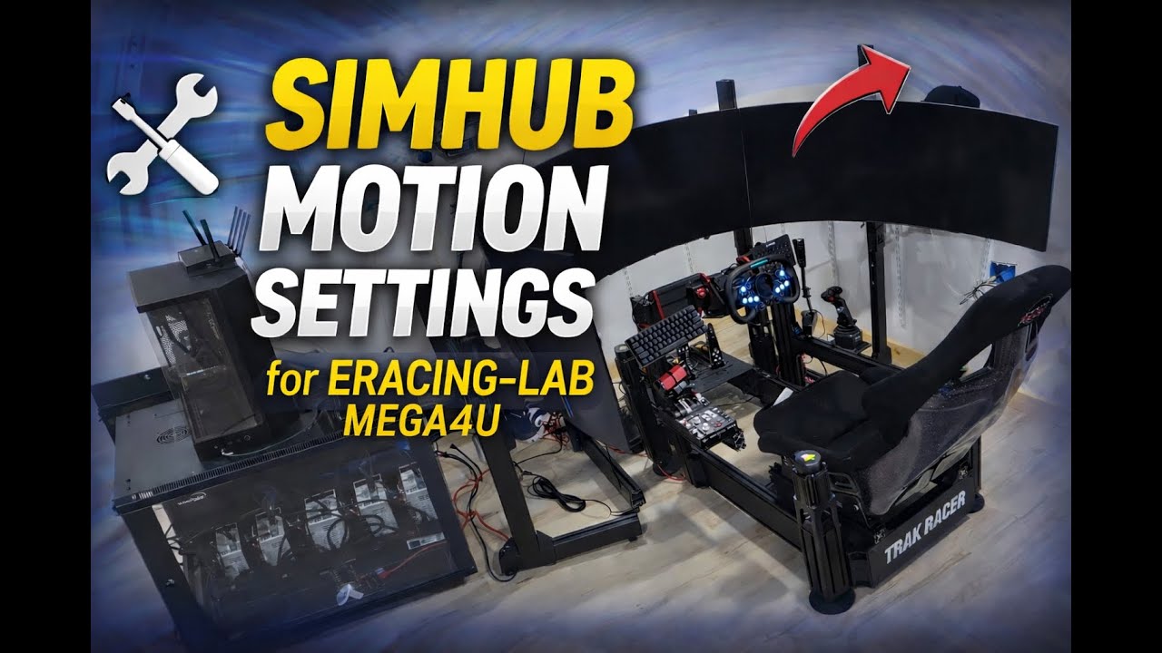 How I Tune My Eracing-Lab Mega4u Motion Rig in SimHub (Smooth, Realistic Motion)