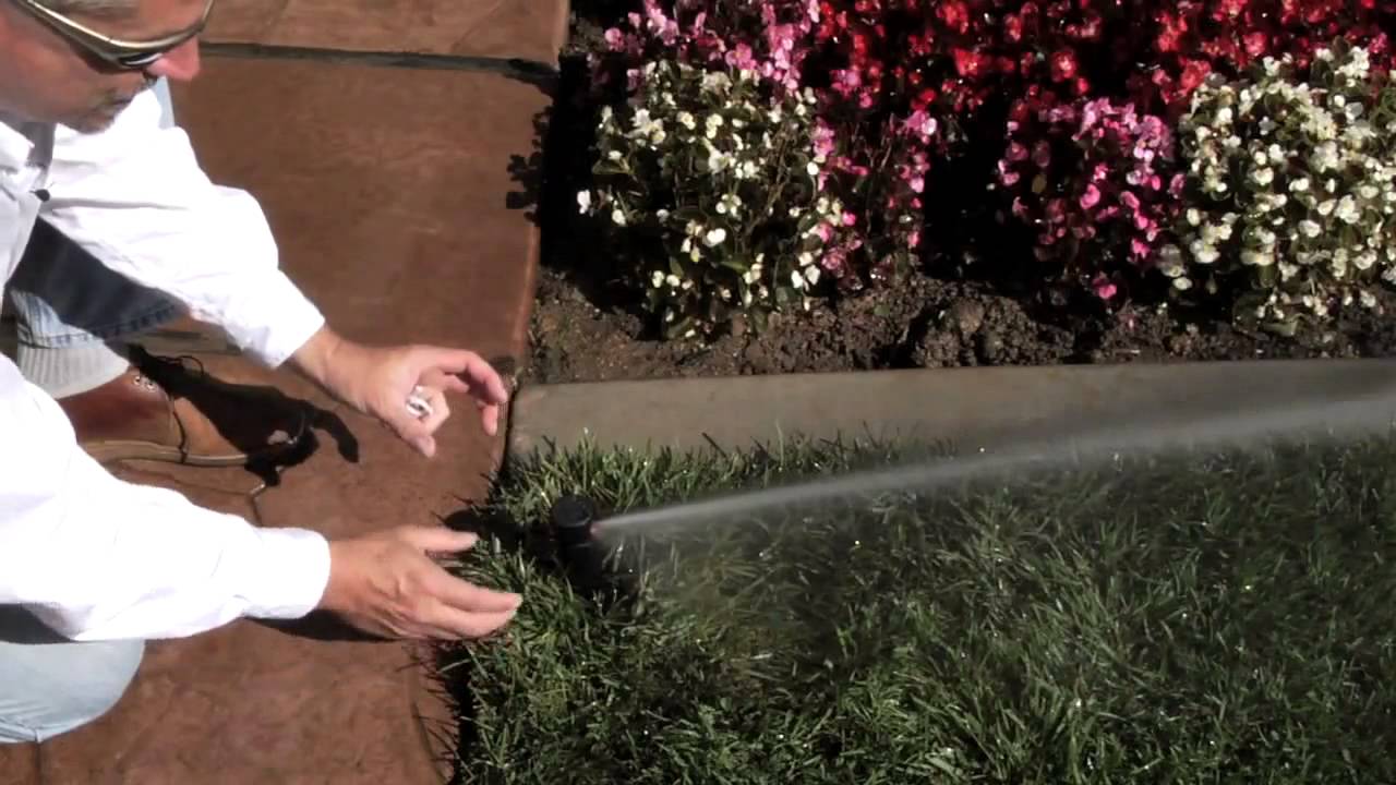 Как отрегулировать роторный дождеватель Hunter – подсказка