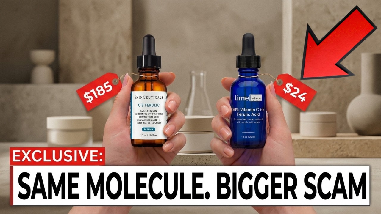 6 Skincare ingredients IDENTICAL at Every Price Point (You Are Wasting Money)