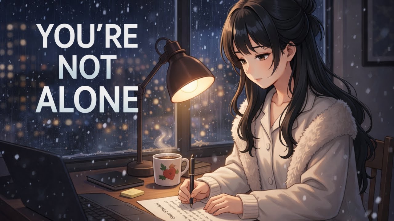 25 Minute Late Night Study for Overthinking Minds 🌙 | Calm Rain Focus