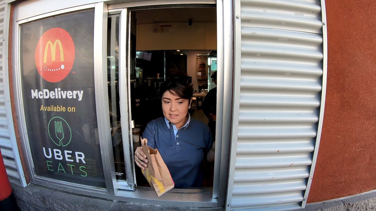 McDonald's Mobile Order Drive-Thru, 3232 N Campbell Ave, Tucson, Arizona, 21 March 2020 GX028183 NGH
