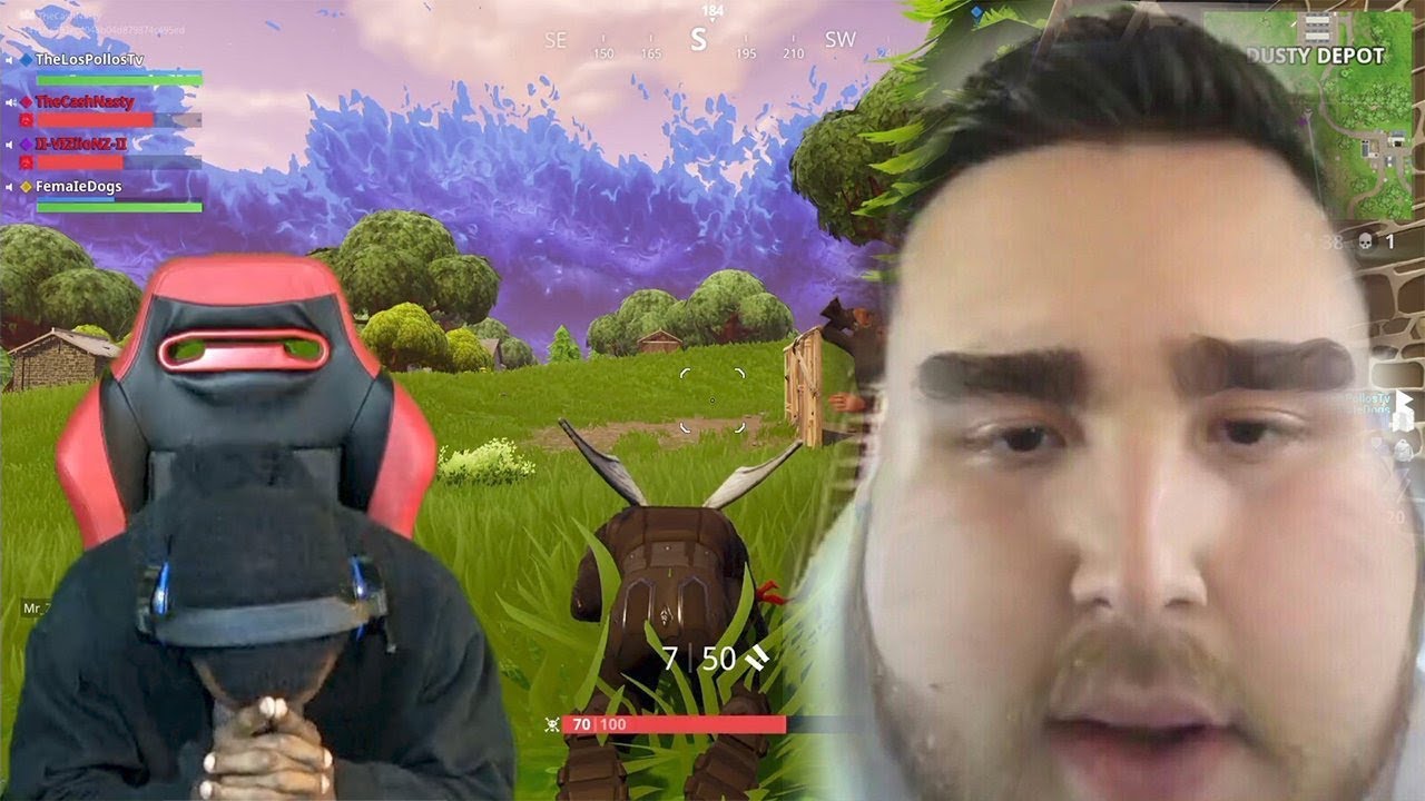 WHEN TRASH TALKING GOES WRONG! Vs. LosPollos! Fortnite Battle Royale!