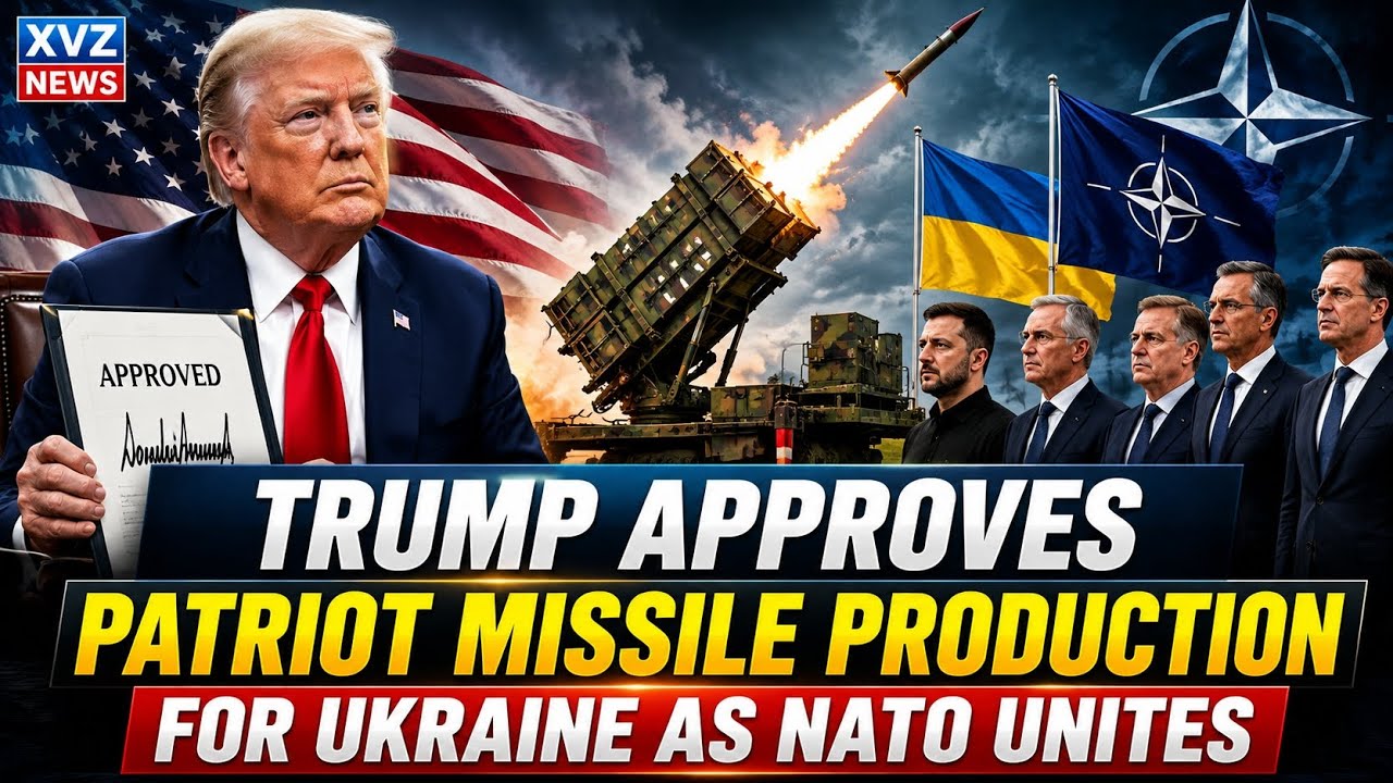 Trump Approves Patriot Missile Production for Ukraine as NATO Unites | XVZ News