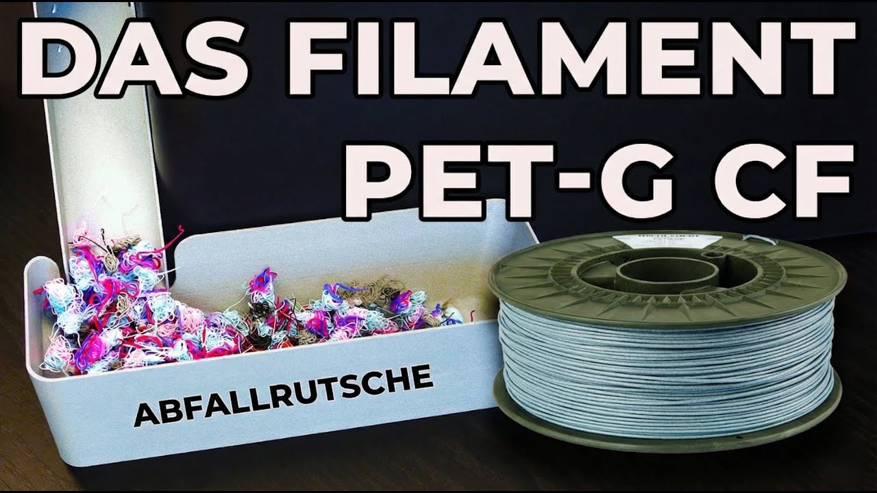 Edles Bambu Lab Upgrade: Poop Chute aus PET-G CF (Carbon) 🖤 Stabil & Matt | Spectrum Filaments