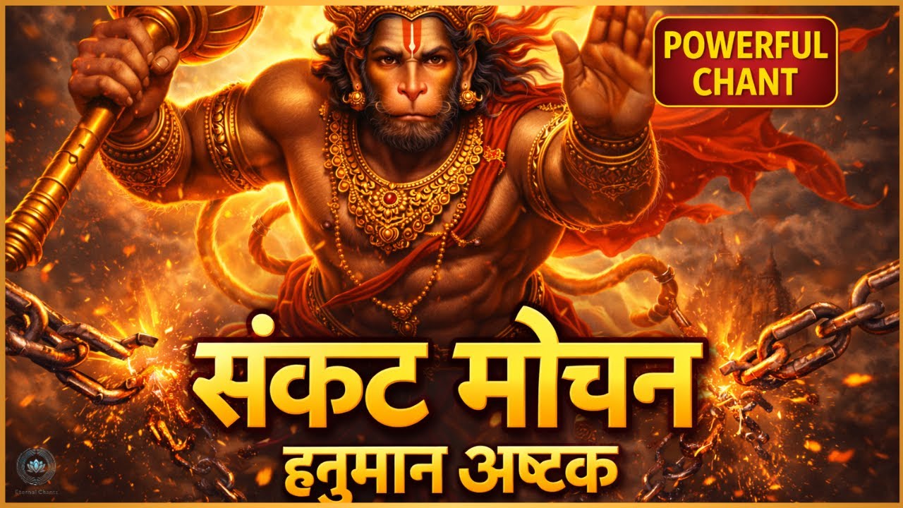 संकटमोचन हनुमानाष्टक पाठ 🚩 | Sankat Mochan Hanuman Ashtak | Relief From Suffering